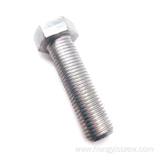 Carbon steel zinc coating hexbolt with fine pitch